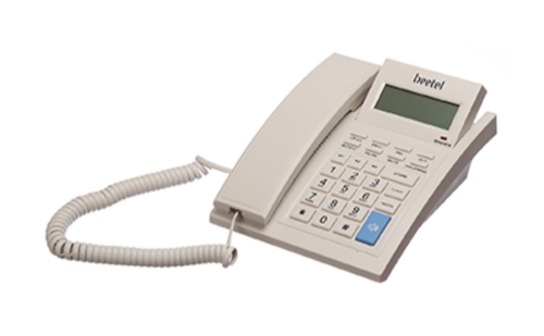 Black & White Wired Beetel M71 Cli Corded Phone, For Office/Home/Hotel at  Rs 1700 in Ahmedabad